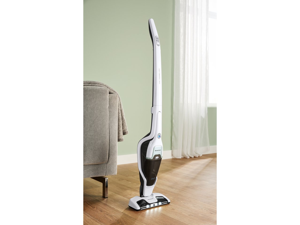 Scopa elettrica ricaricabile 2 in 1