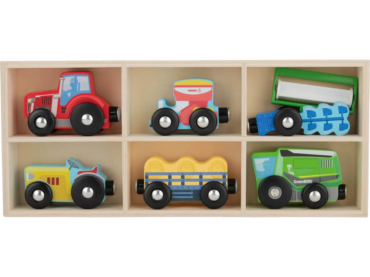 Set veicoli per gioco pista in legno