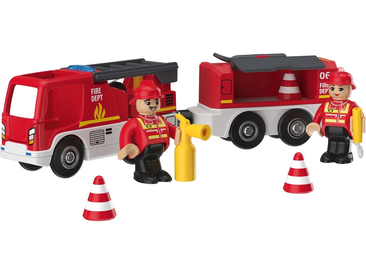 Set veicoli di emergenza per gioco pista in legno