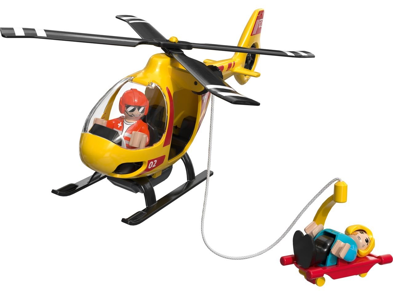 Set veicoli di emergenza per gioco pista in legno