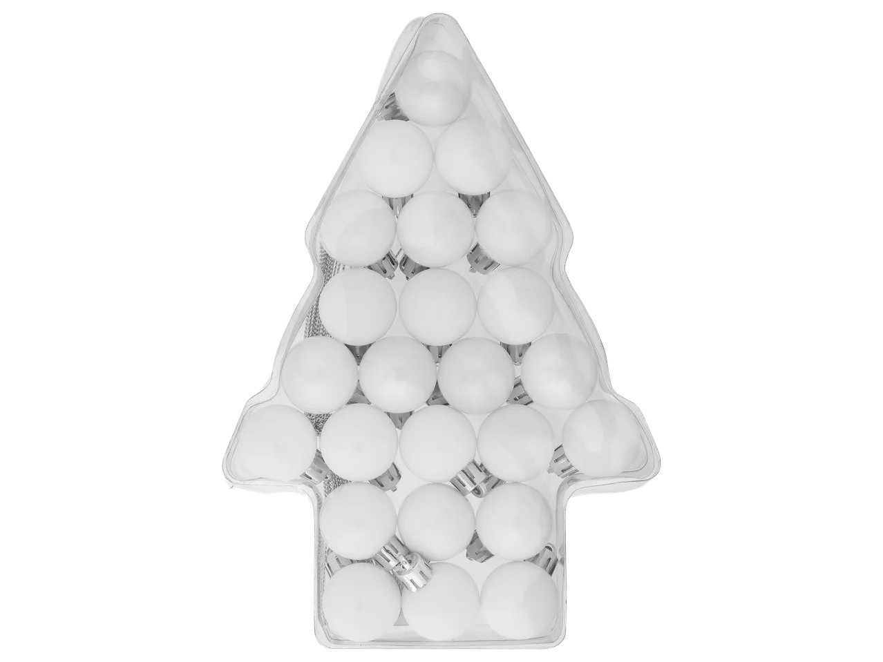 Palline natalizie, 24 pezzi