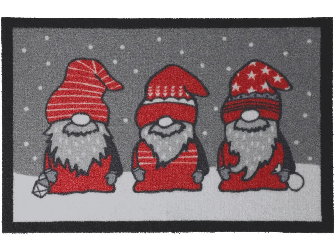 Tappeto natalizio catturasporco, 40x60 cm