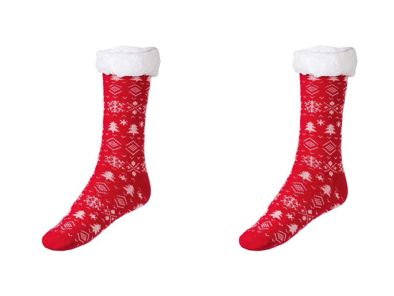 Calze antiscivolo natalizie da donna