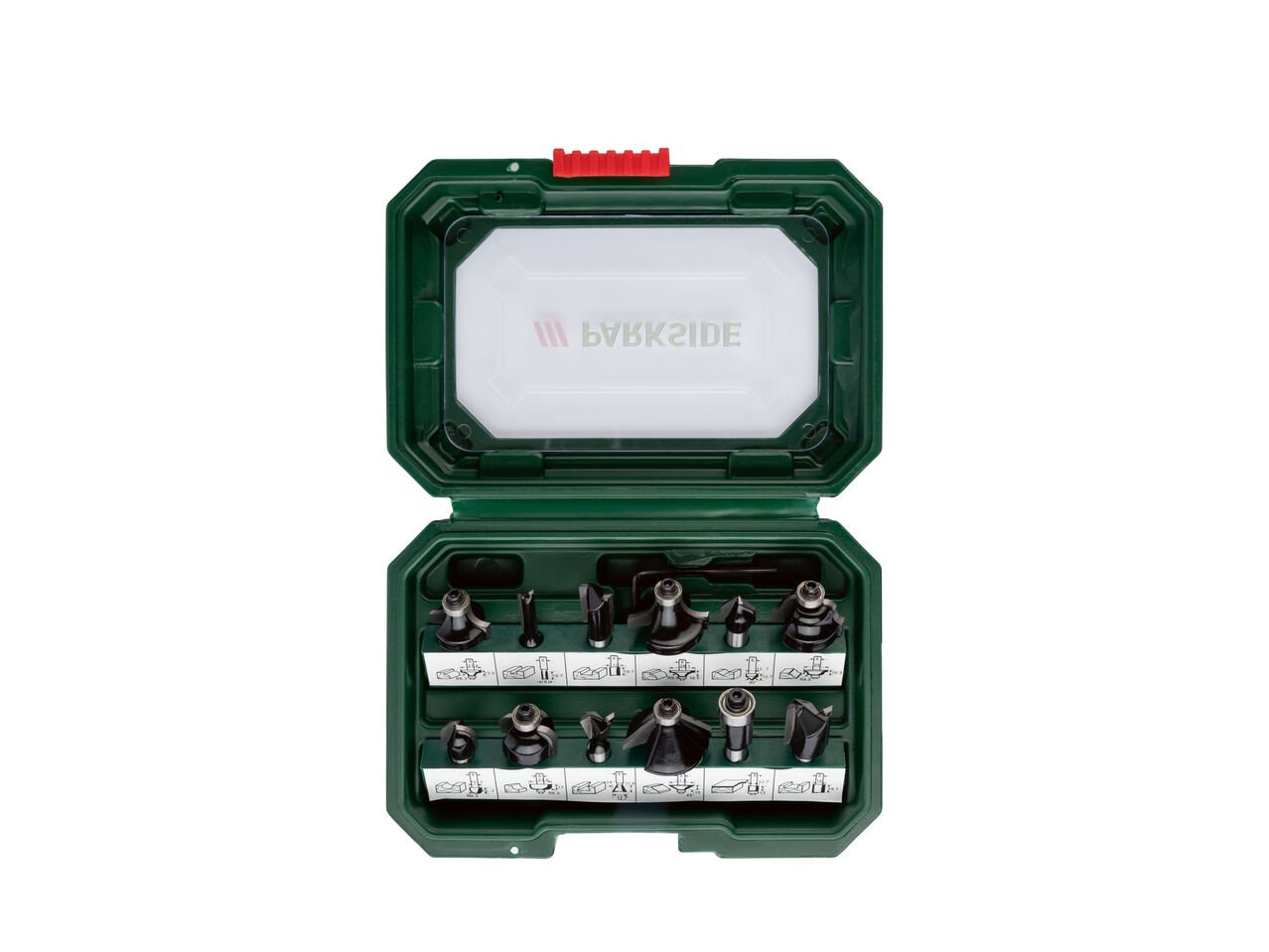 Set bit per fresatrice, 12 pezzi