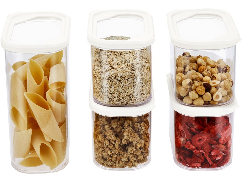 Set contenitori salvafreschezza, 5 pezzi