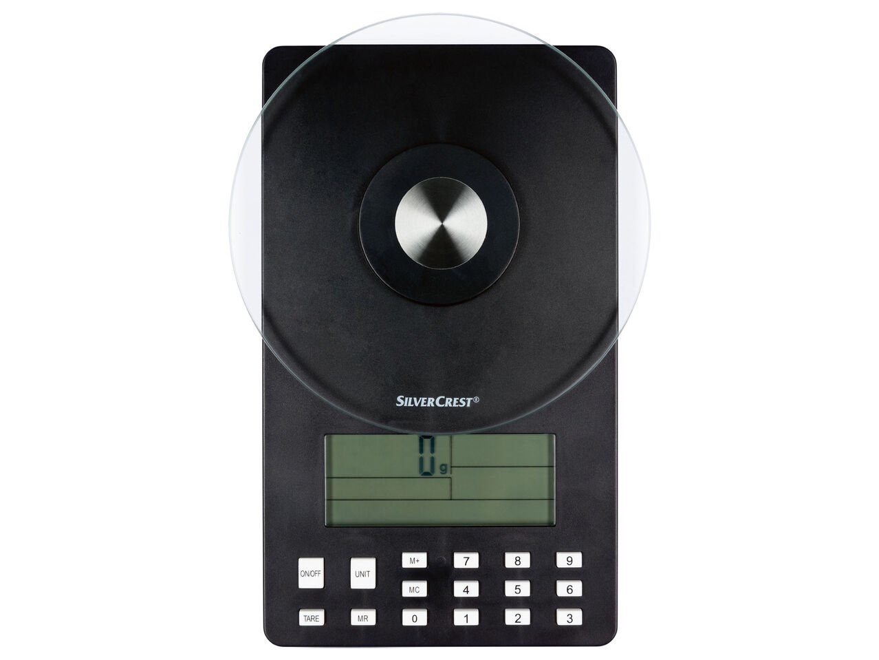 Bilancia da cucina con valori nutrizionali