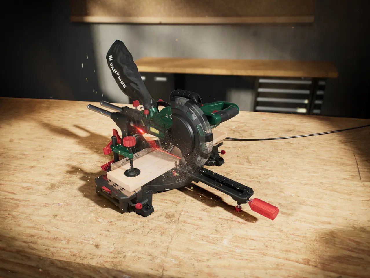 Sega circolare per tagli obliqui