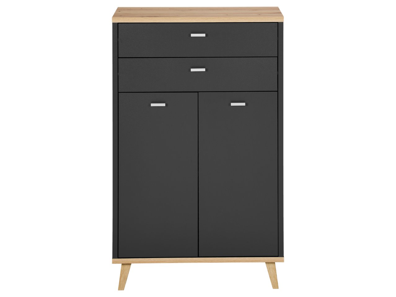 Mobiletto da bagno con 2 ante e 2 cassetti