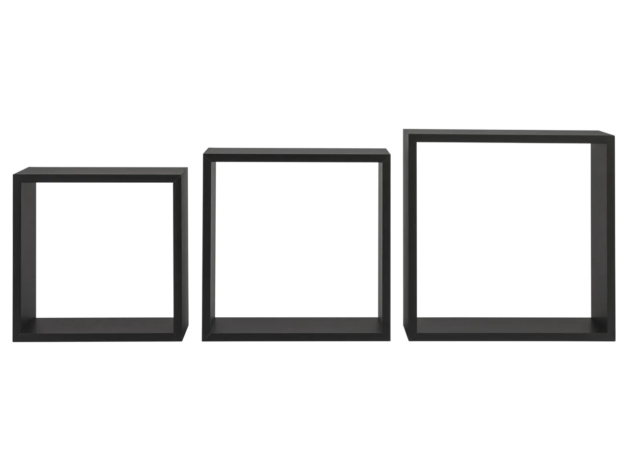 Set mensole a cubo, 3 pezzi