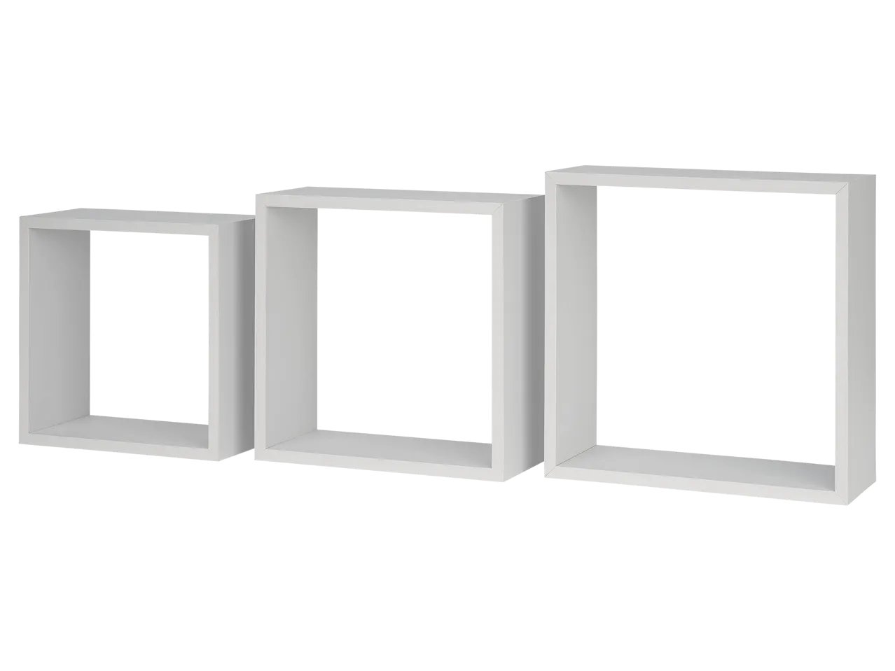 Set mensole a cubo, 3 pezzi