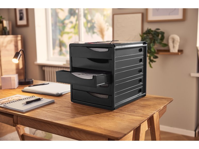 Box per ufficio con 5 cassetti