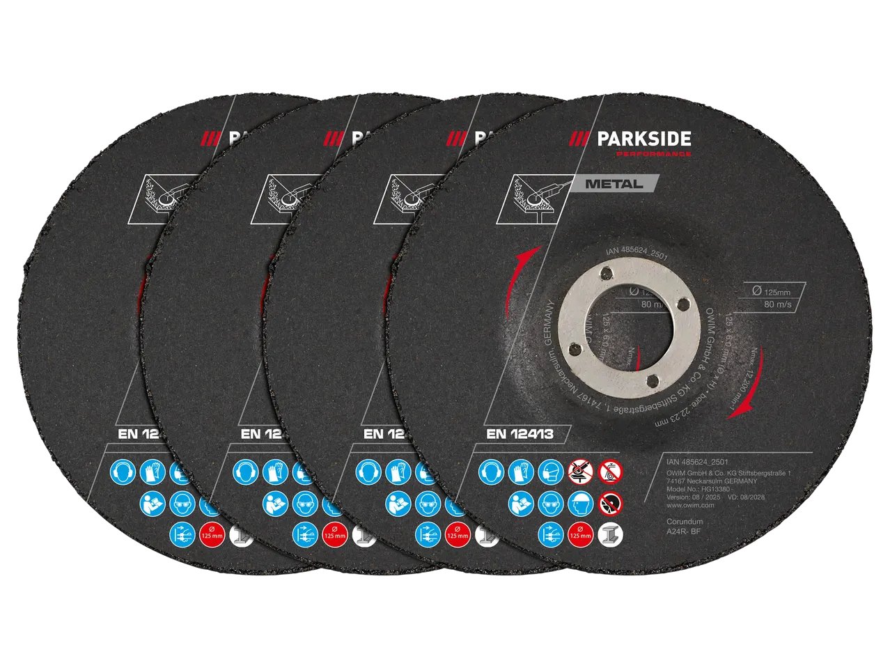 Set accessori per smerigliatrice angolare