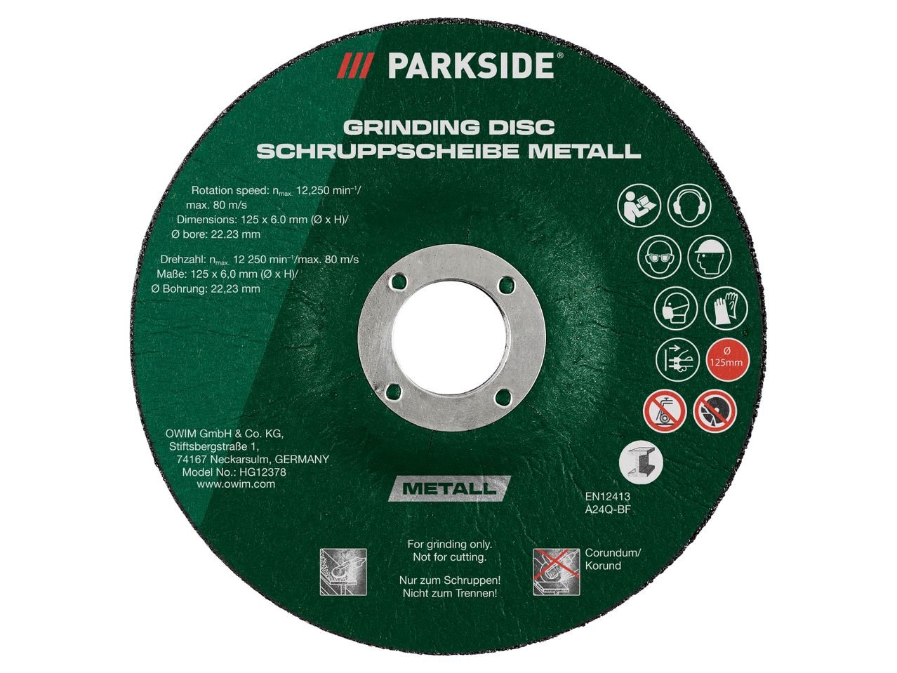 Set accessori per smerigliatrice angolare