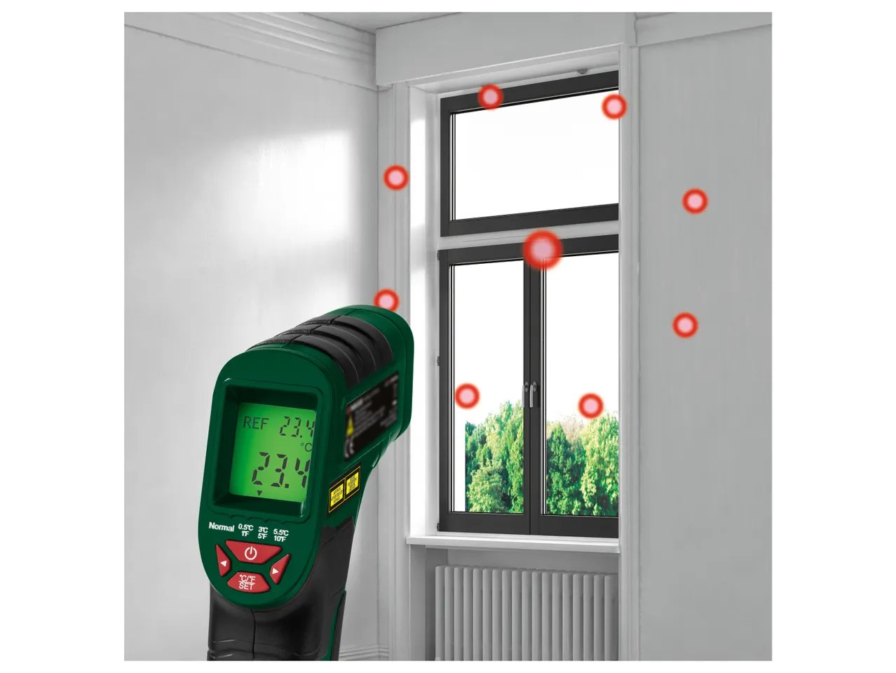Misuratore di temperatura ad infrarossi