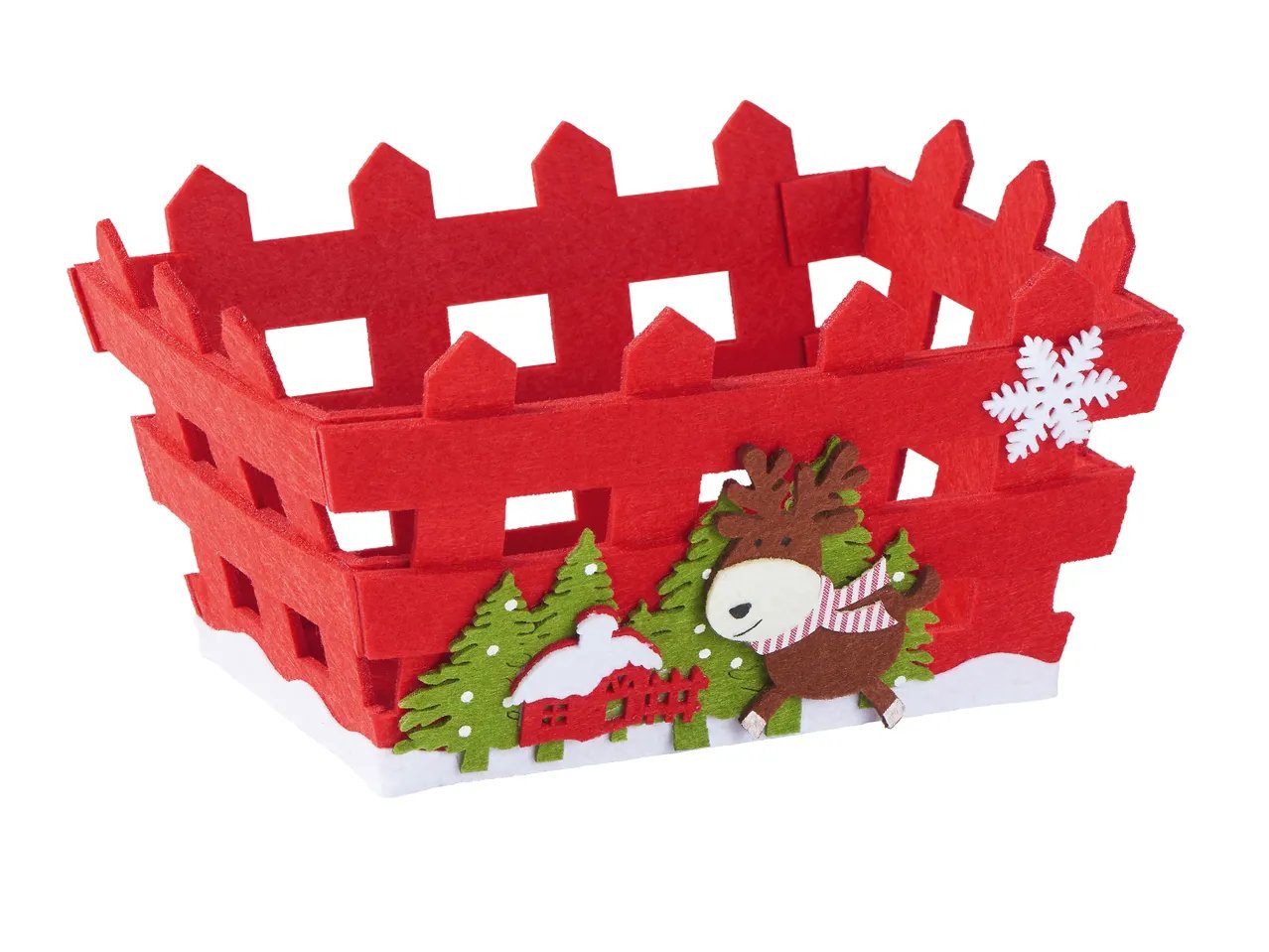 Cestino decorativo in feltro