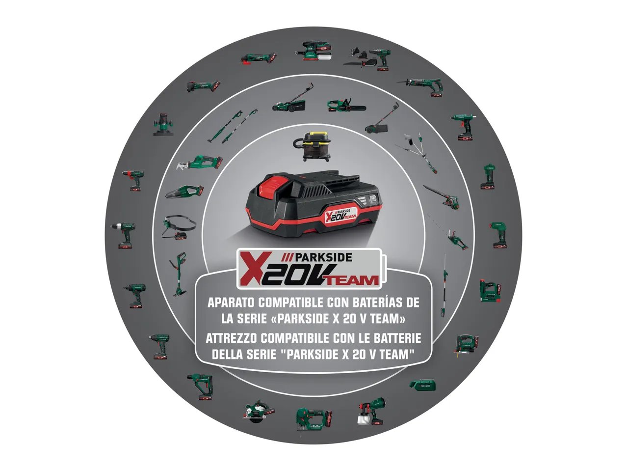 Pompa e compressore ricaricabili