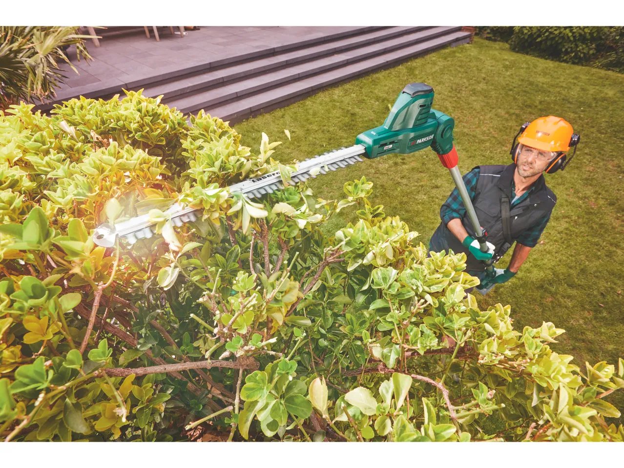 Tagliasiepi telescopico ricaricabile