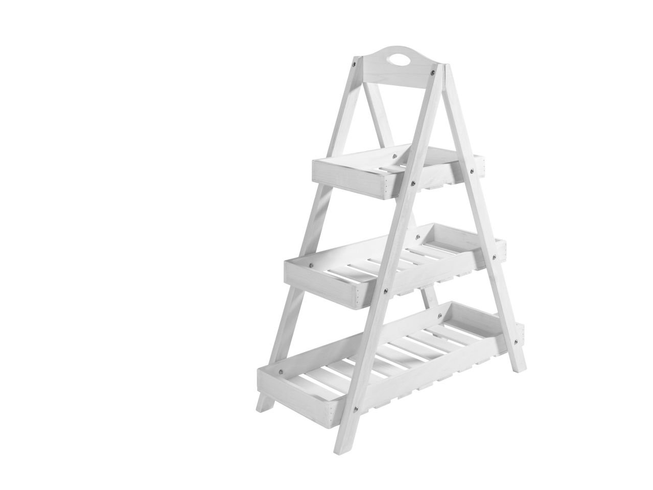 Scaffale in legno per fiori e piante