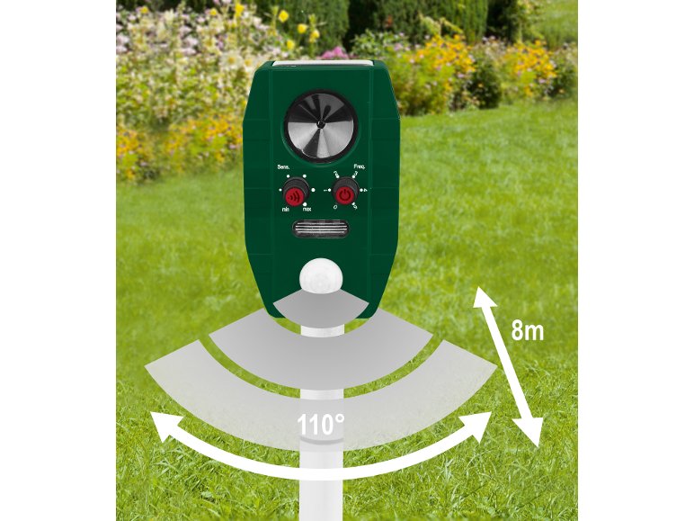 Repellente per animali ad energia solare