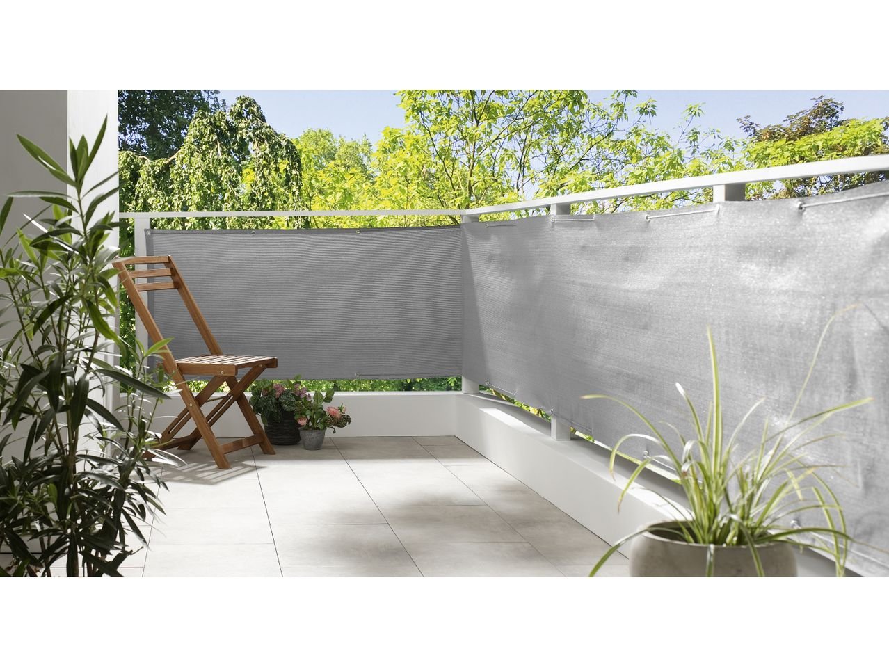 Telo oscurante per balcone o per recinzioni
