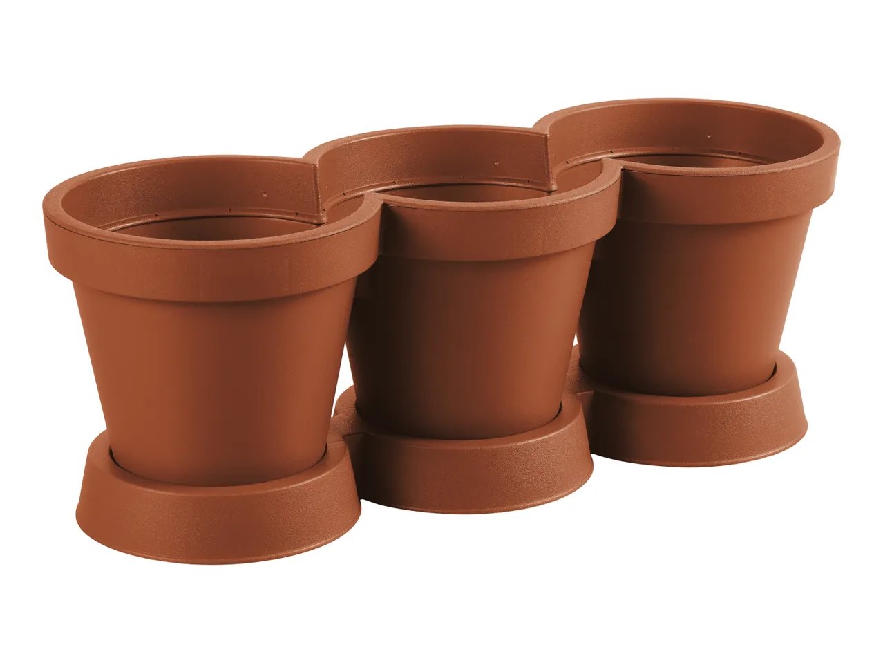 Vaso triplo per piante