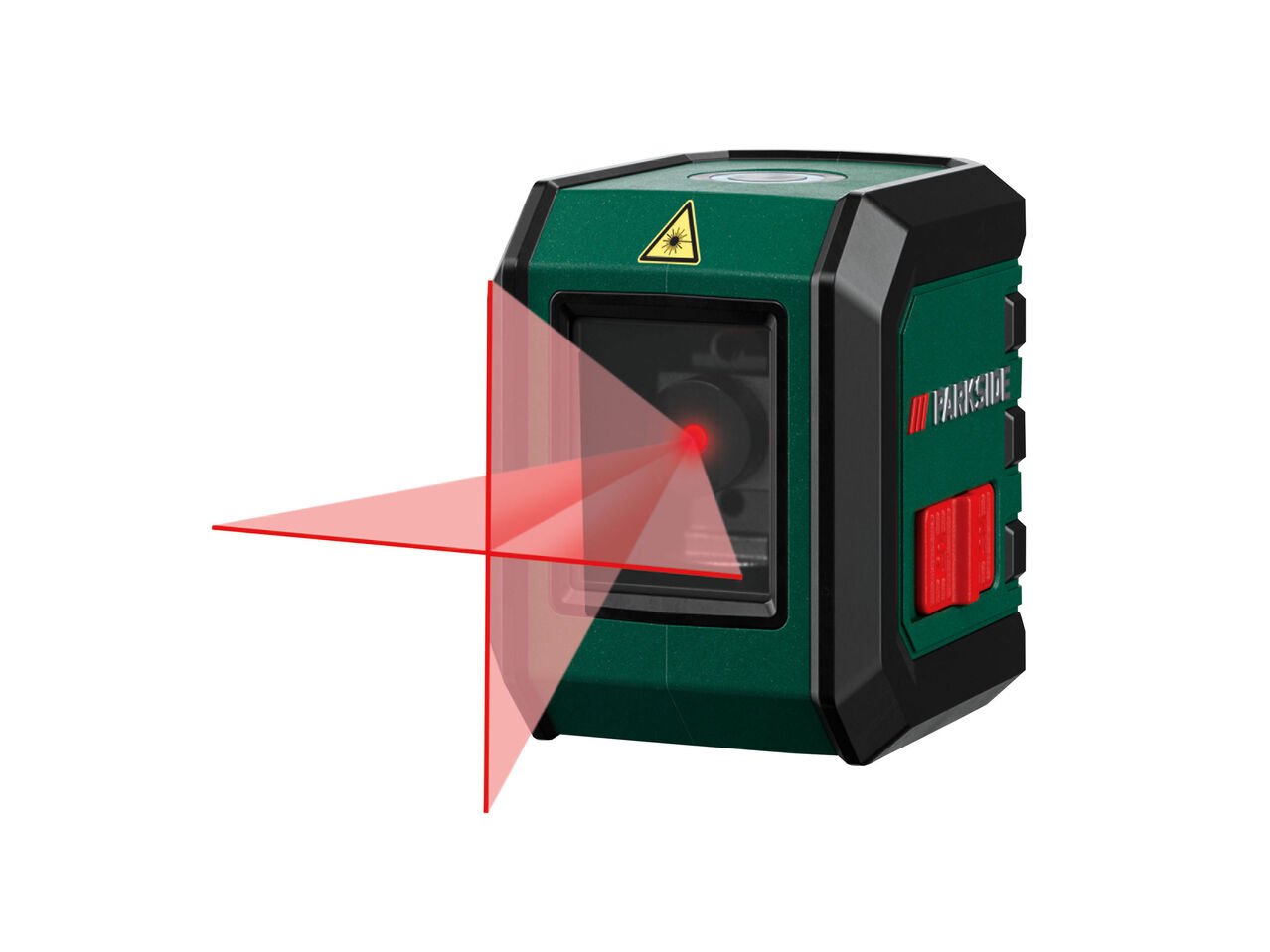 Livella laser a croce con morsetto