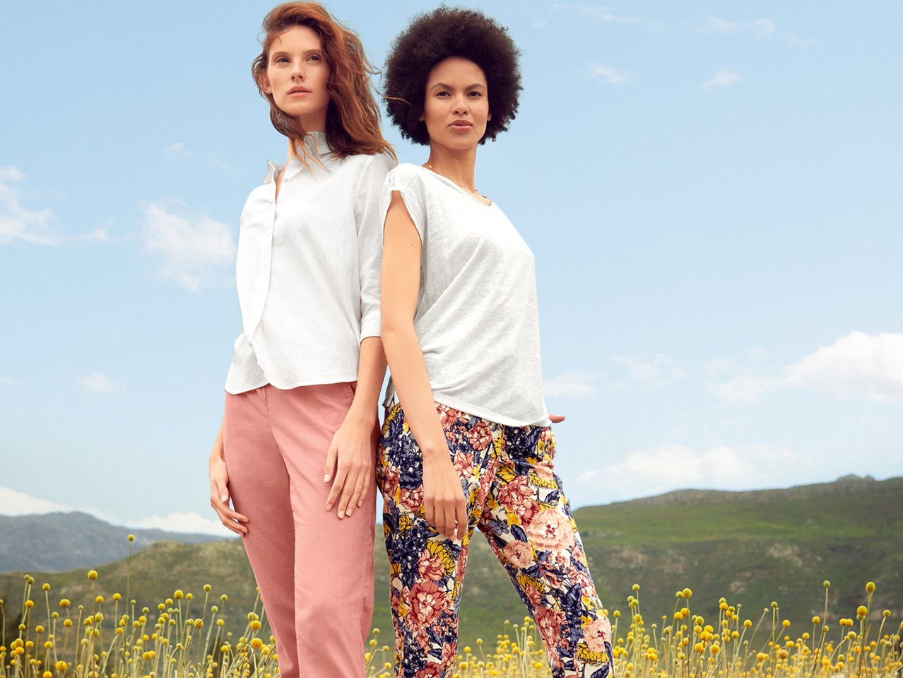 Camicetta in lino da donna