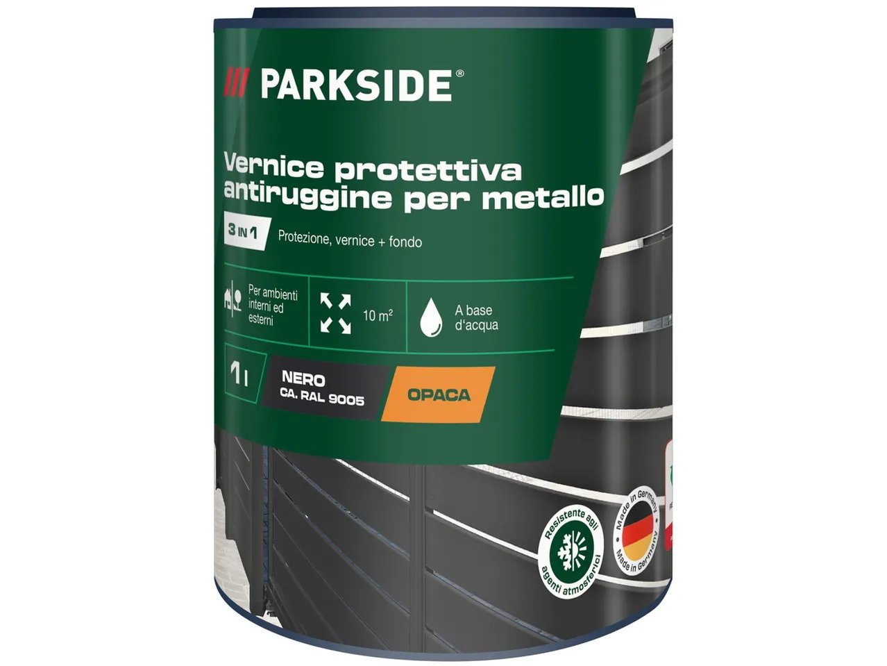 Vernice protettiva antiruggine per metallo, 1 L