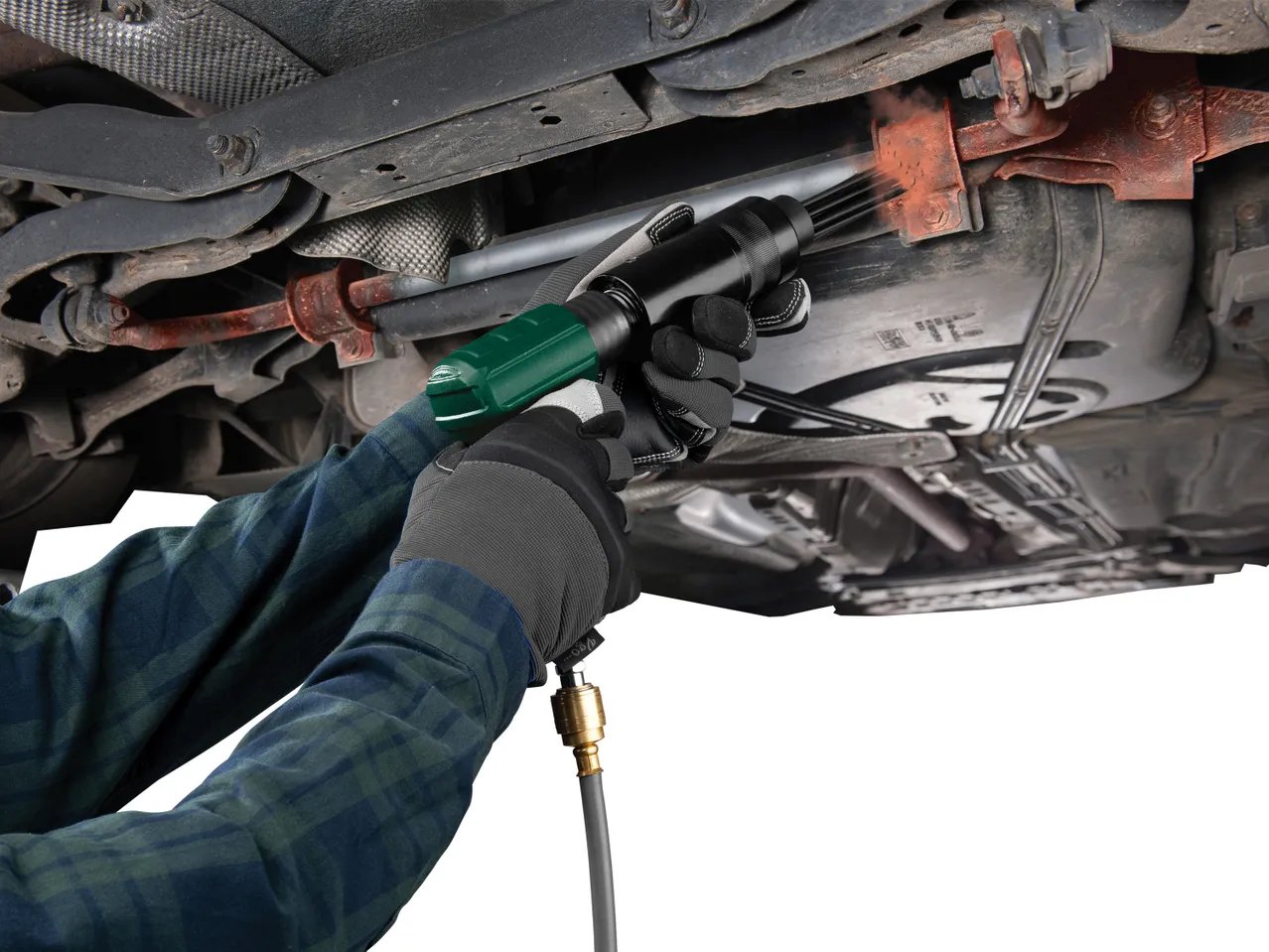 Scrostatore ad aghi o roditrice ad aria compressa