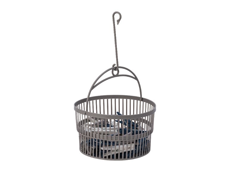 Set mollette per bucato o cestino telescopico con mollette