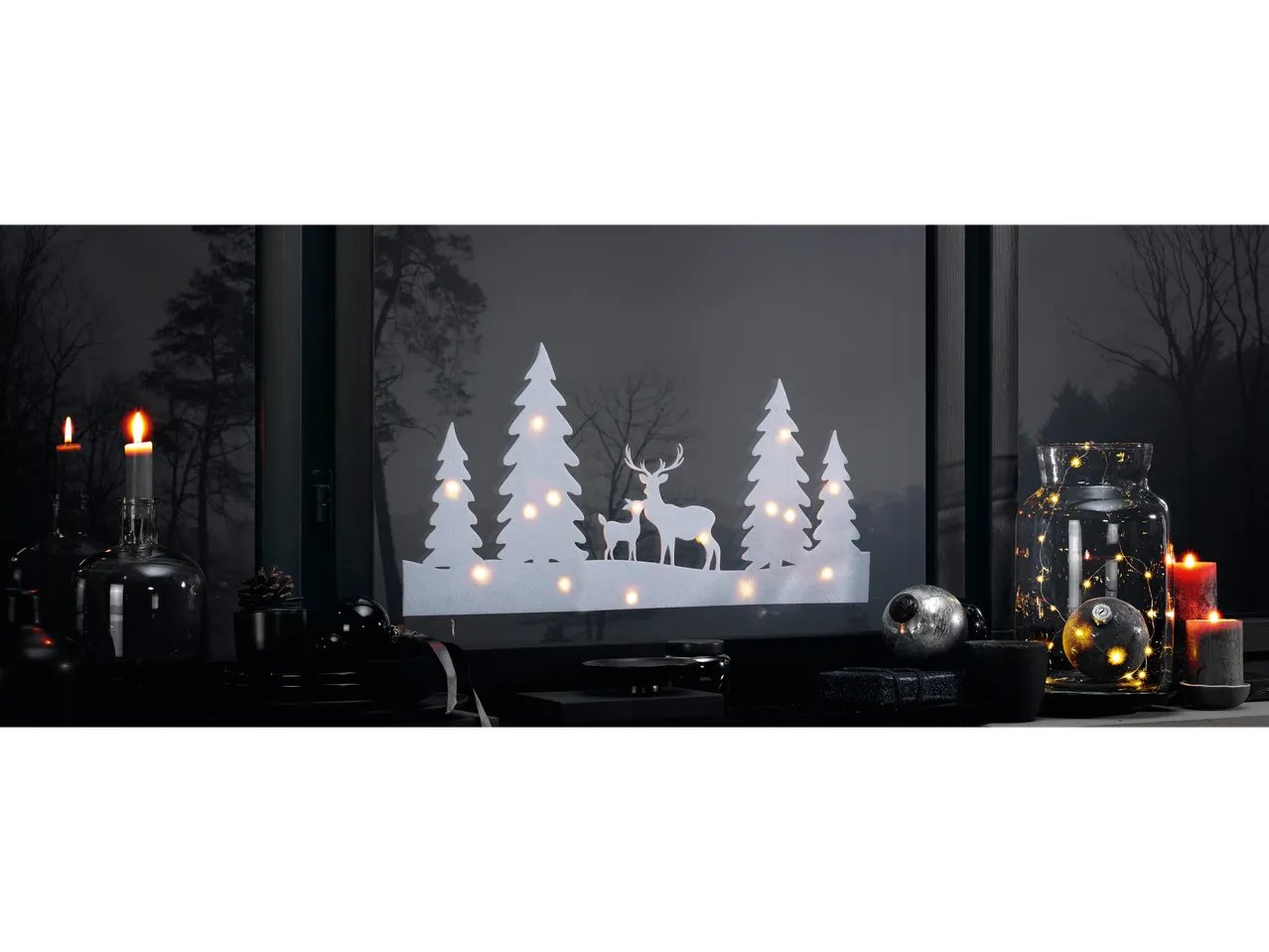 Decorazione per finestre con LED