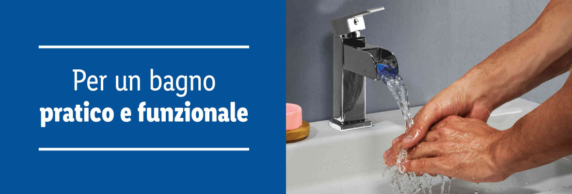 Per un bagno pratico e funzionale