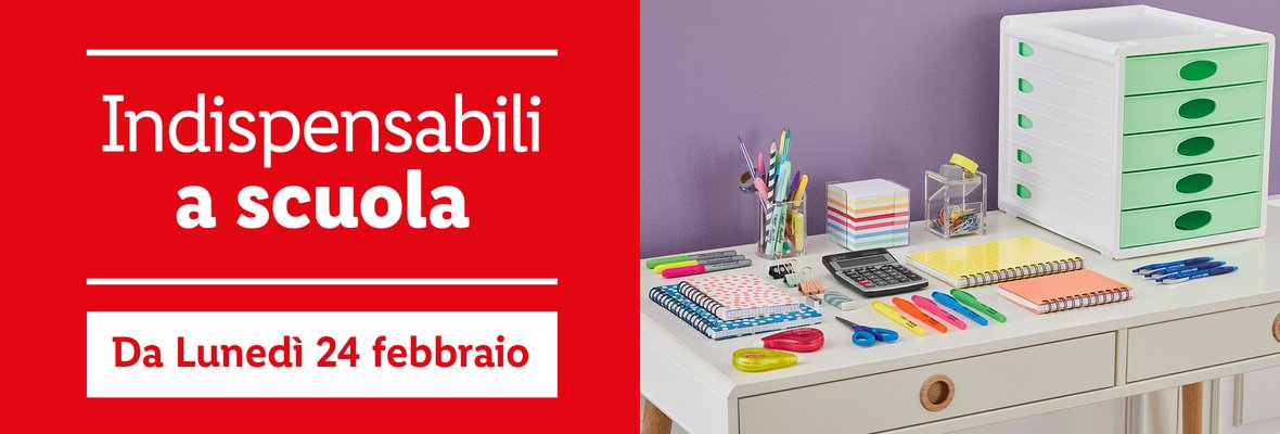 Scuola - Offerte valide da lun 24 febbraio 2020