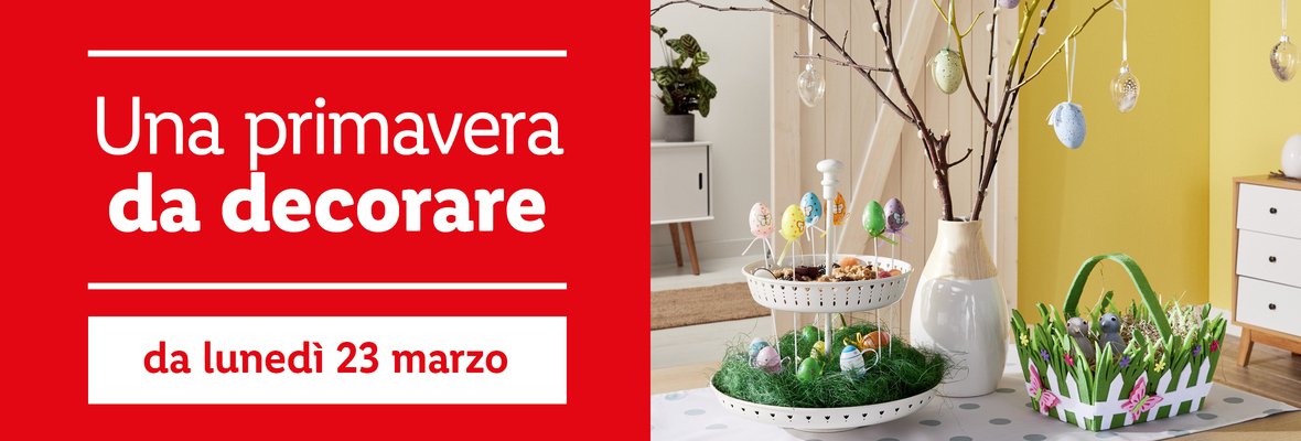 Decorazioni - Offerte valide da lun 23 marzo 2020