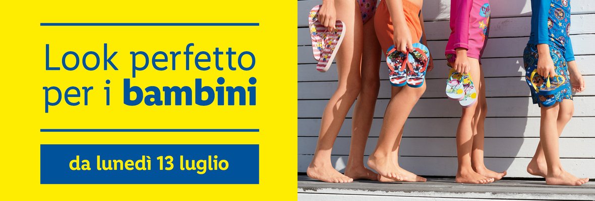 Abbigliamento bambini - Offerte valide da lun 13 luglio 2020