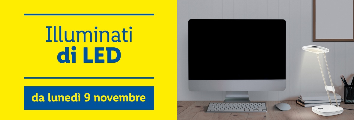 Illuminazione - Offerte valide da lun 09 novembre 2020