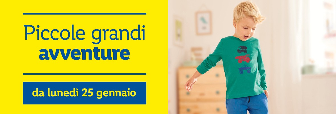 Abbigliamento bambini - Offerte valide da lun 25 gennaio 2021