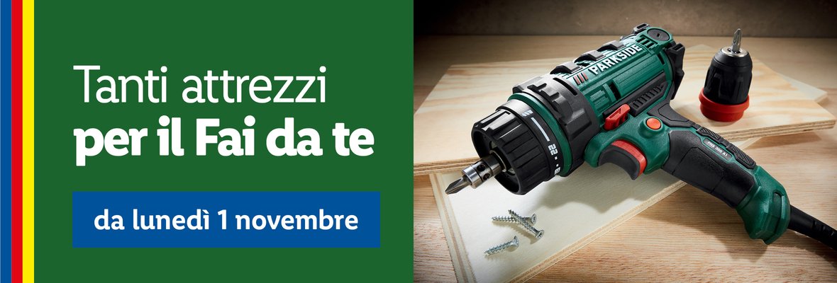 Fai da te - Offerte valide da lun 01 novembre 2021