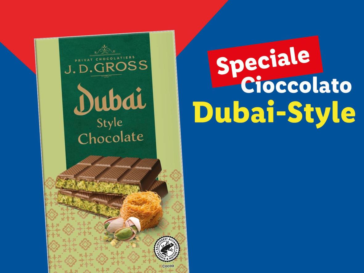 Speciale Cioccolato DUBAI-STYLE - Offerte valide da lun 24 marzo 2025