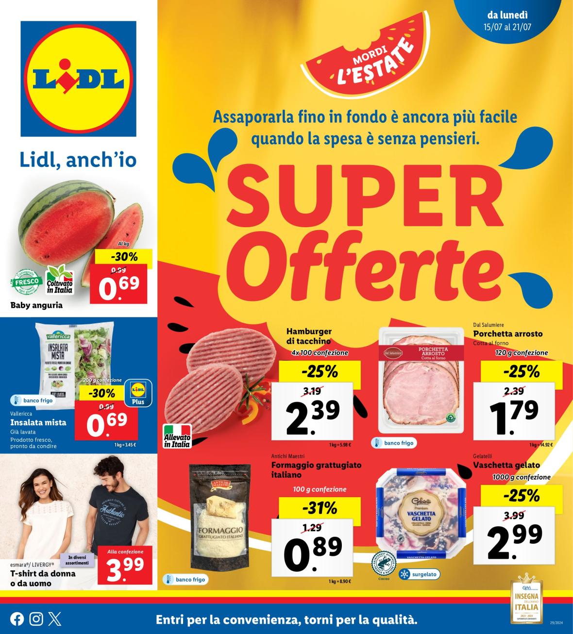 Volantino lidl e offerte dal 15 luglio volantinolidl it