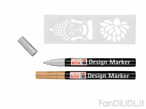 Set colori con stencil (Officina, attrezzi, Lidl tecnico)