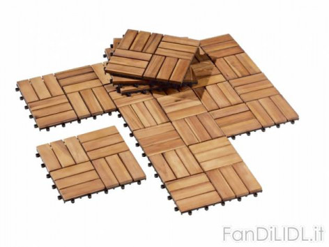 Piastrelle in legno, (Giardino)