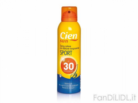 Spray solare trasparente (Sport e ricreazione)