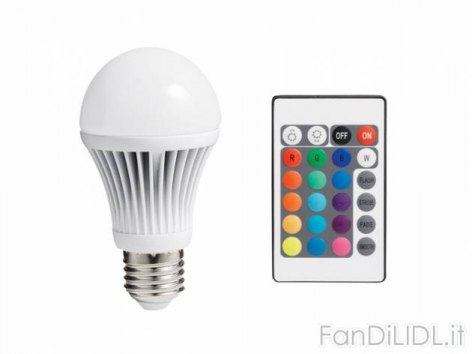 Lampadina multicolore (Arredo interni, arredamento casa)