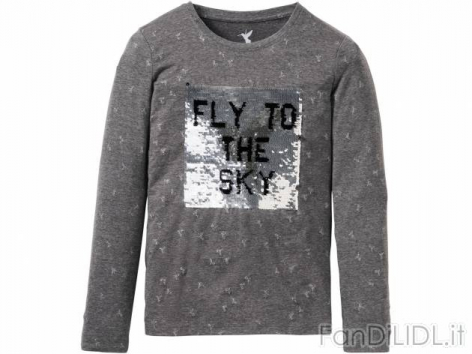 Maglia con paillettes (Per bambini)