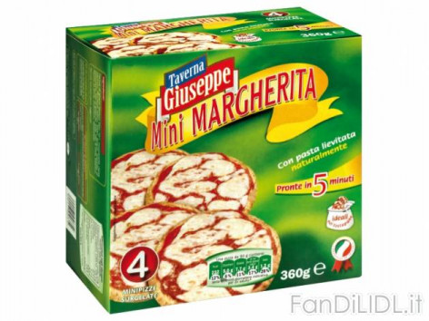 Pizzette margherita (Articoli alimentari)