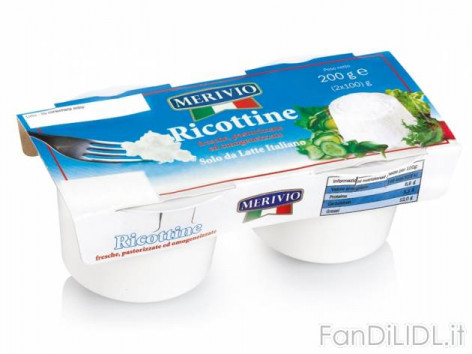 Ricottine (Articoli alimentari)