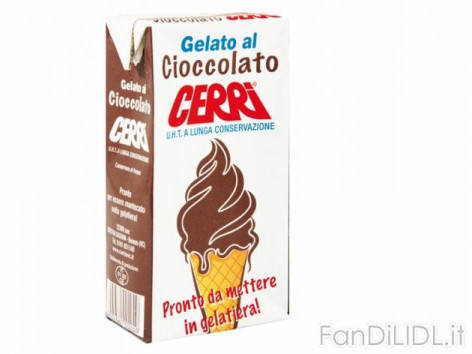 Preparato per gelato (Cucina)