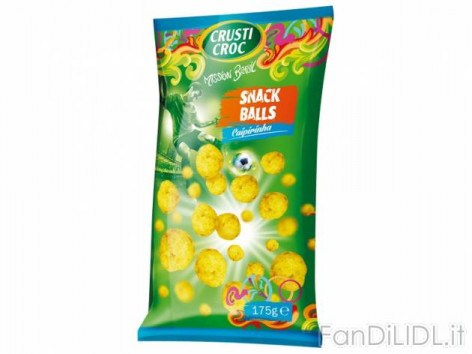 Snack a base di (Articoli alimentari)