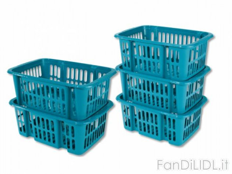 Set cesti impilabili (Pulizia della casa, sistemazione)